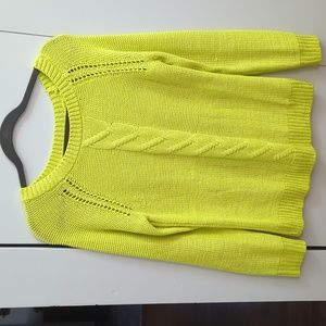 Apt 9 yellow sweater
